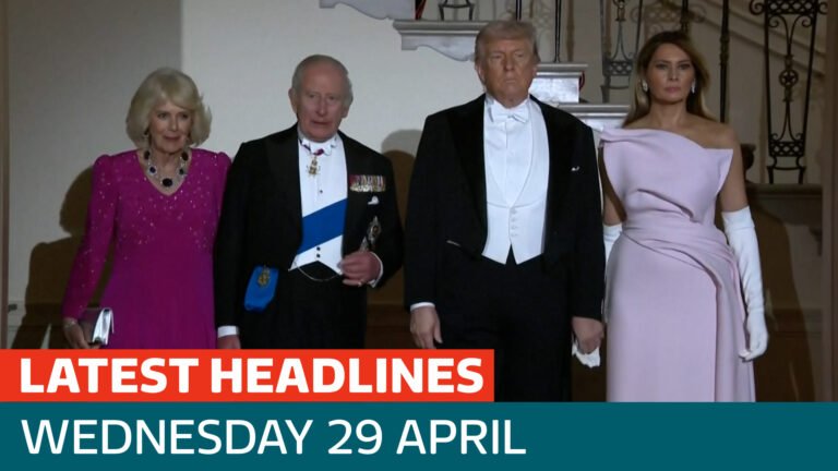 The latest headlines – as Trump says the King agrees with him on Iran – Latest From ITV News