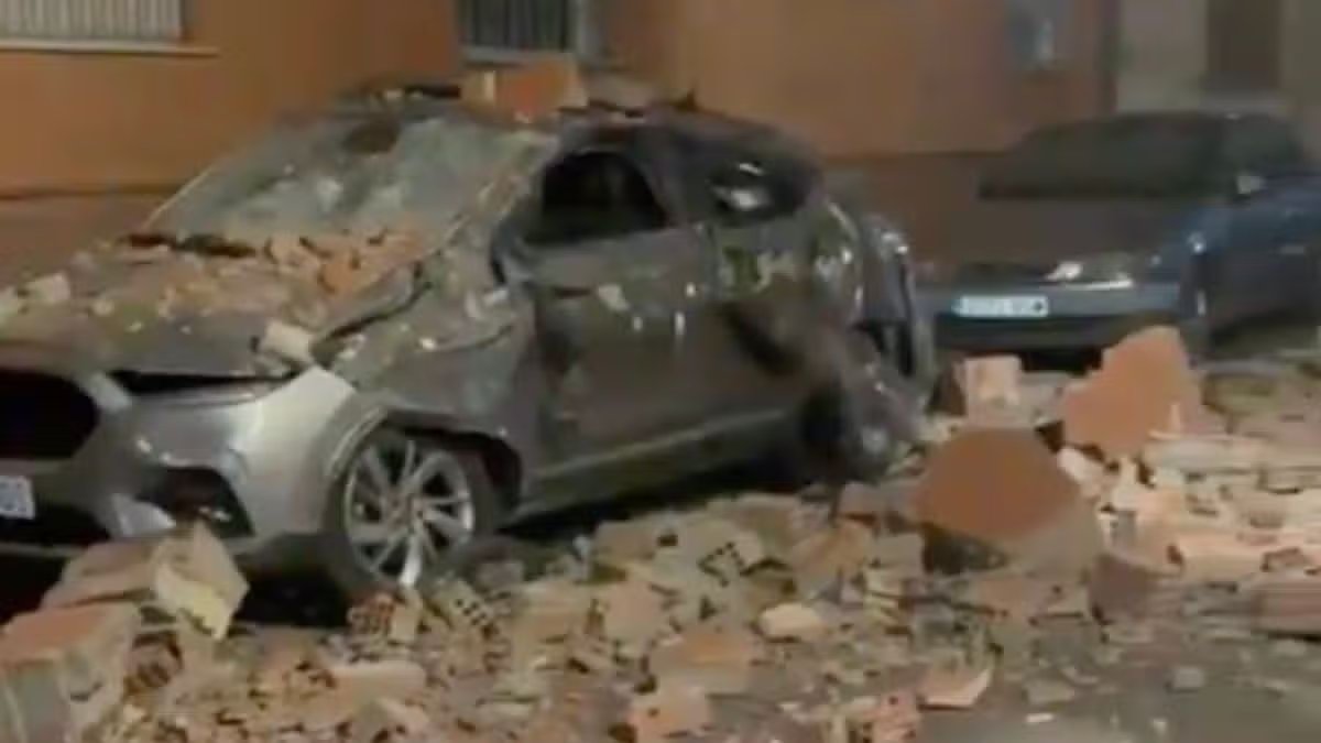 Granada earthquake hits city as people rescued after cars and buildings damaged
