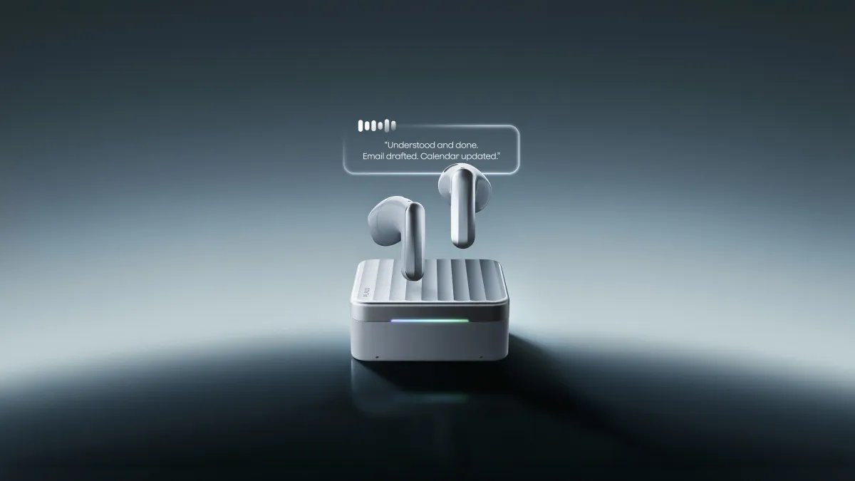 Plaud's new earphones come with an eSIM-enabled case for talking to AI agents