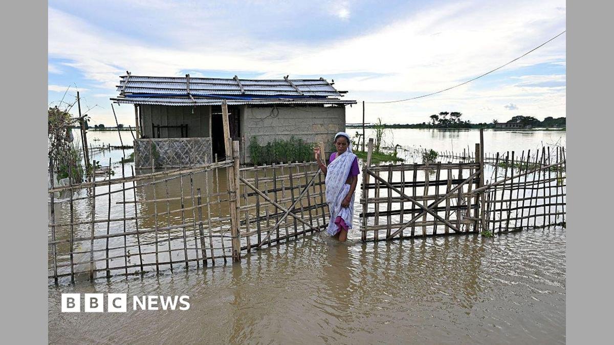 Assam: How a 97-year-old escaped deadly Indian floods on a banana raft