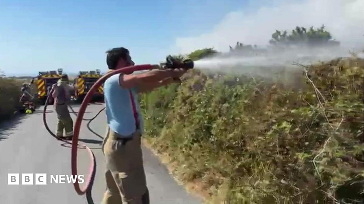 Cornwall: Crews tackle more than 170 wildfires 'so far'