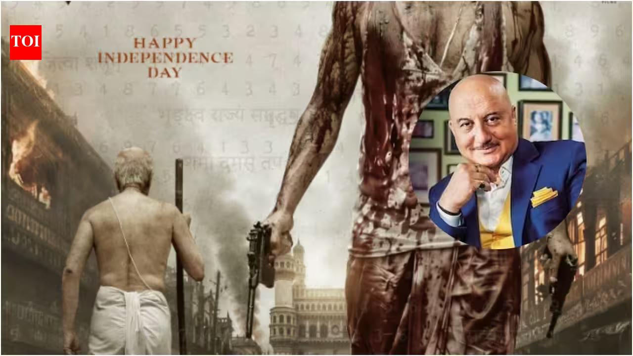 'Fauzi': Anupam Kher says 'Proud to be part of this magnum opus'; Prabhas starrer gets new Independence Day poster