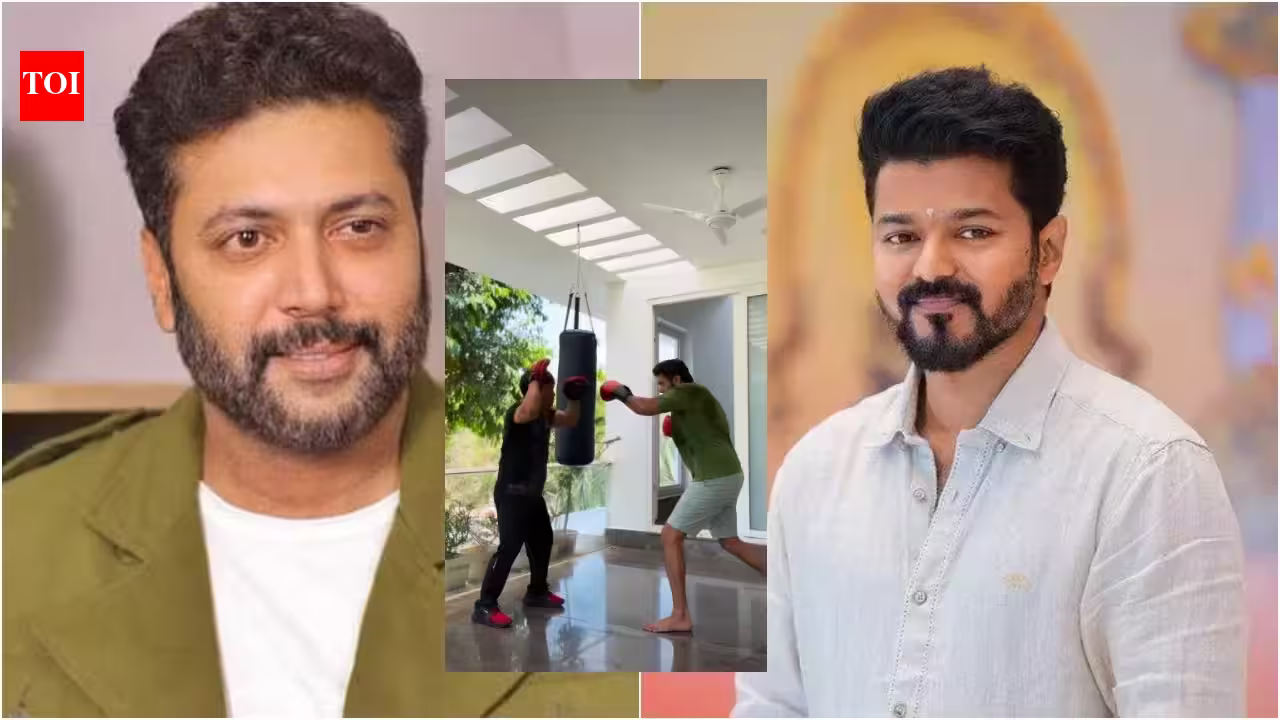 Ravi Mohan channels Thalapathy Vijay’s ‘mindspace right now’ with intense boxing session, fitness expert explains how workout boosts strength, stamina and mental health