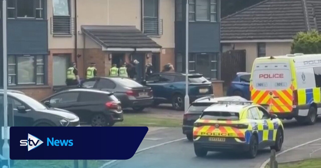 Police use battering ram to break down door of Fife home during raid