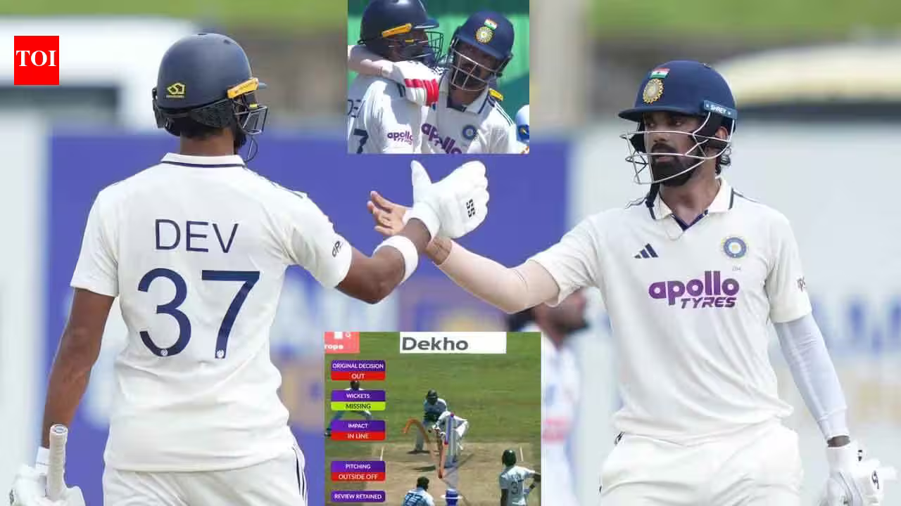 IND vs SL 1st Test: How Devdutt Padikkal's alertness saved KL Rahul's wicket in Galle - WATCH | Cricket News