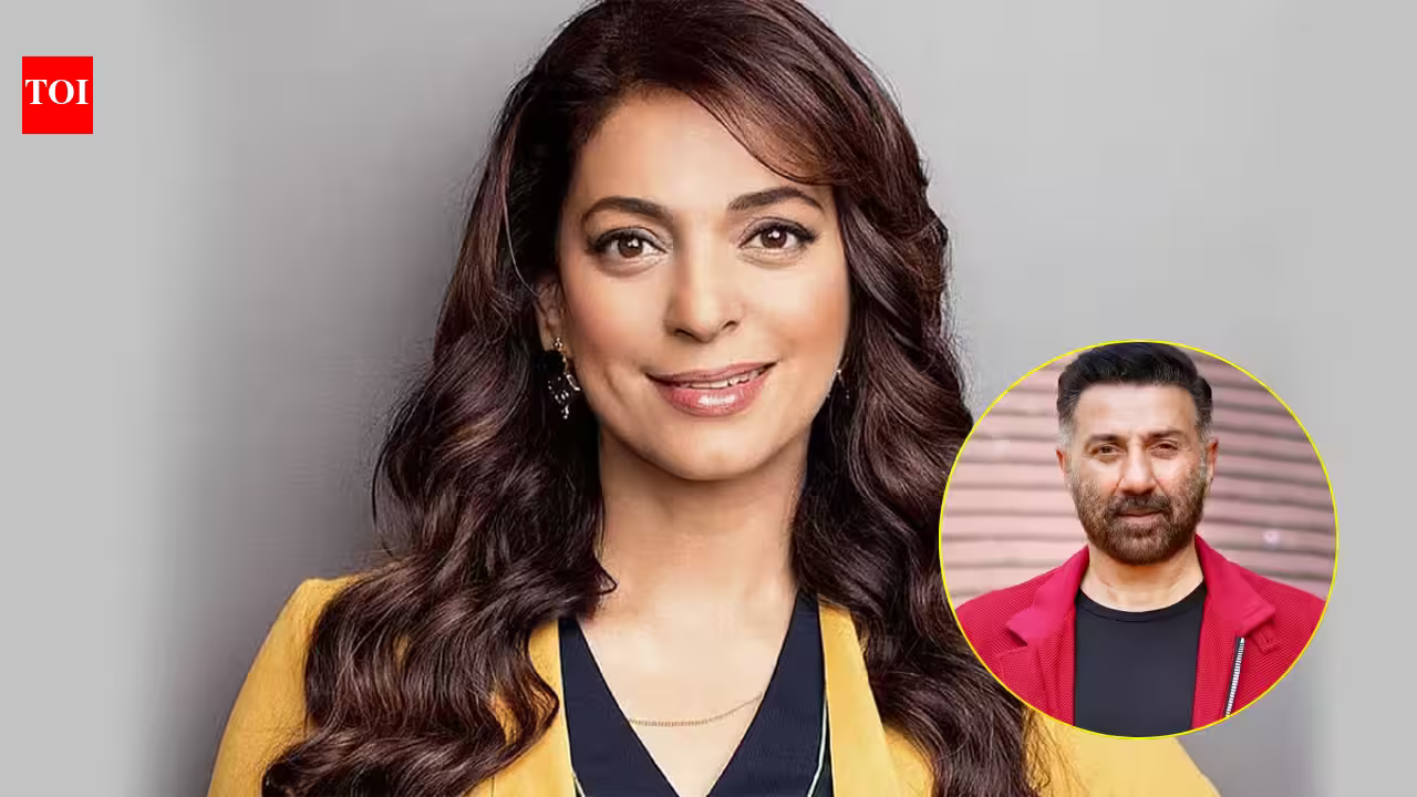 When Juhi Chawla dropped RARE throwback picture with 'Batwara 1947' actor Sunny Deol on his 65th birthday in 2021 | Hindi Movie News