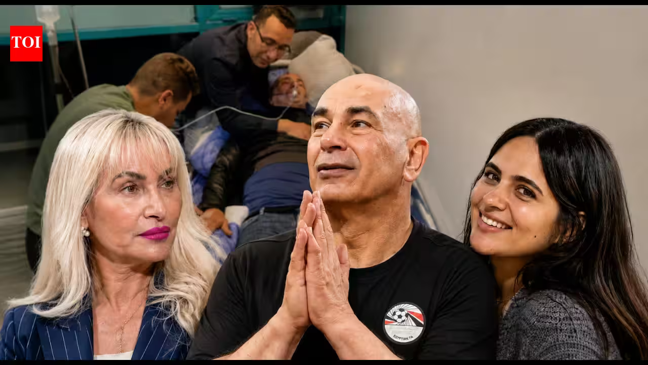 Egypt boss Hossam Hassan ‘collapses’ as two wives allegedly break into ugly hotel brawl before he divorces first wife | Football News