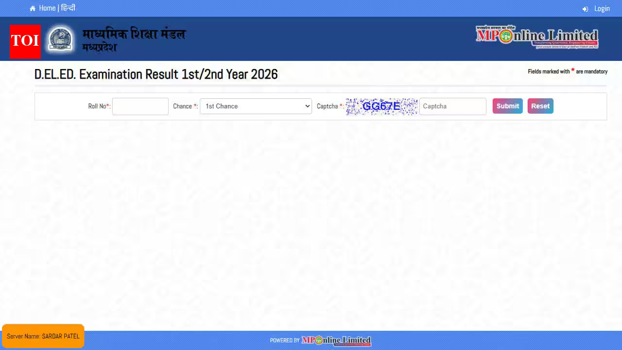 MPBSE D.El.Ed. First Year result 2026 declared; 83.33% students clear June examination: Direct link