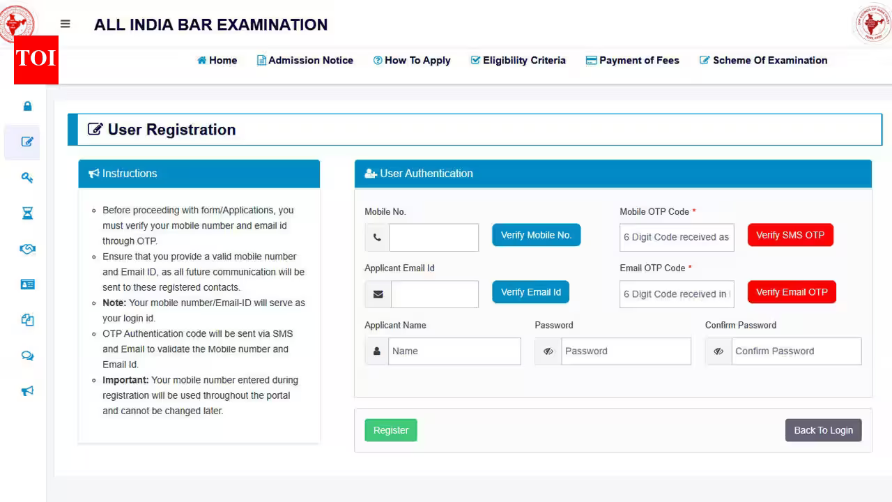 AIBE XXII registration begins today; check dates, fees, eligibility and application process
