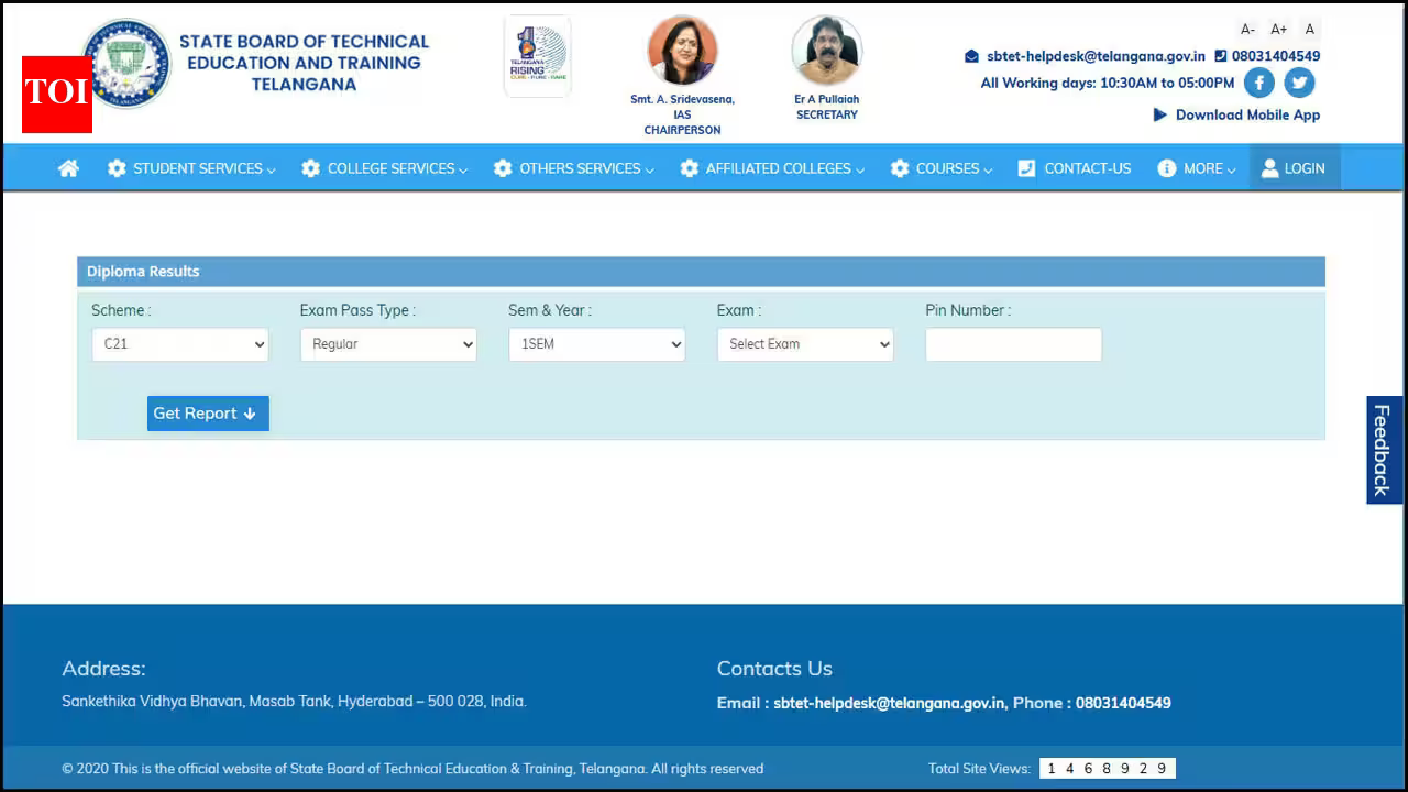 AP SBTET Diploma results 2026 released for C23, C20 and C16: Check 5th and 6th-semester marks