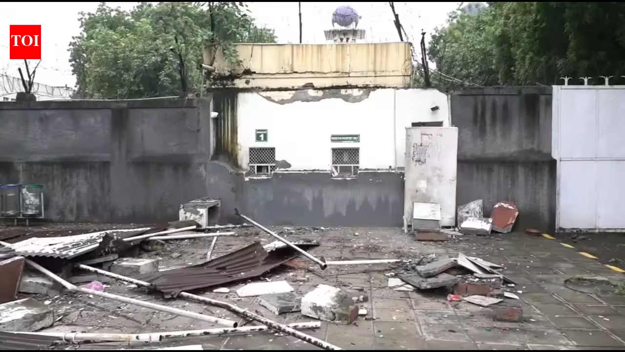 'Proportionate response': MEA on bulldozer action outside Pakistan high commission | India News