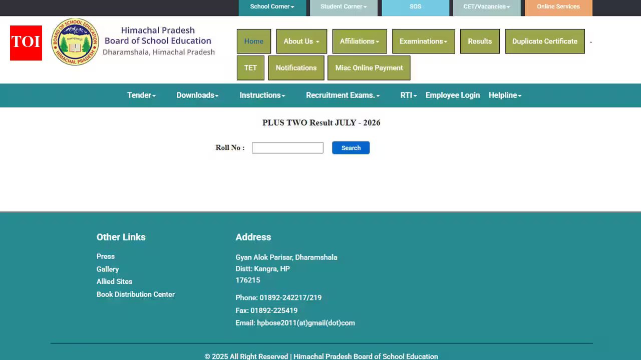 HPBOSE Class 12 supplementary result 2026 released, 59.07% students pass