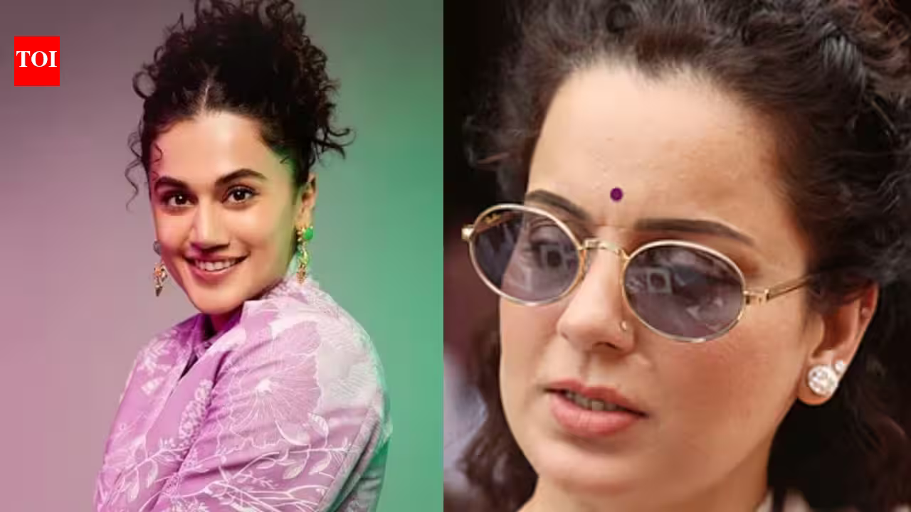 Kangana Ranaut slams Taapsee Pannu after she reacts to her feud with the 'Queen' actress: 'One Sasti copy is out, today she crossed all limits shamelessly ridiculing my upbringing' | Hindi Movie News