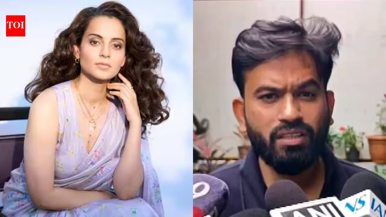Kangana Ranaut shares video comparing her English to Abhijeet Dipke’s, takes indirect jibe: ‘12th pass vs Boston University’ | Hindi Movie News