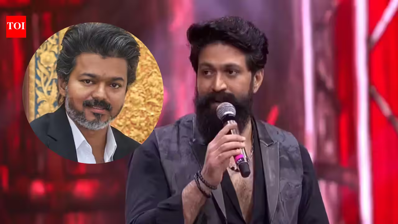 Yash: 'Toxic' star Yash hails Vijay’s commitment to the people of Tamil Nadu: 'We’ve learnt a lot from him’ | Kannada Movie News