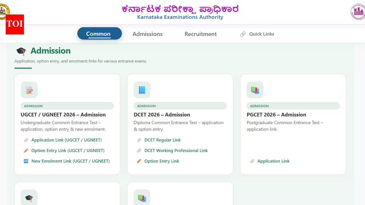 KCET 2026 round 2 choice confirmation begins; check steps, fee payment deadline