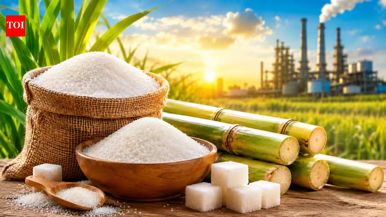 Sugar prices cool 18% after hitting record high, ex-mill rates fall to Rs 55 per kg