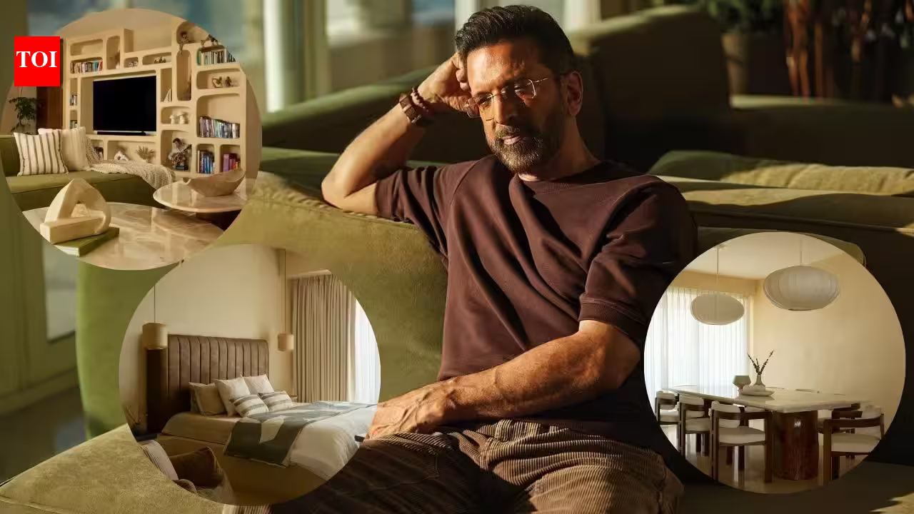 Inside Jaaved Jaaferi’s 7,000-sq-ft sea-facing Bandra home with Mediterranean design, earthy interiors, textured walls, family memories and breathtaking Arabian Sea views | Hindi Movie News