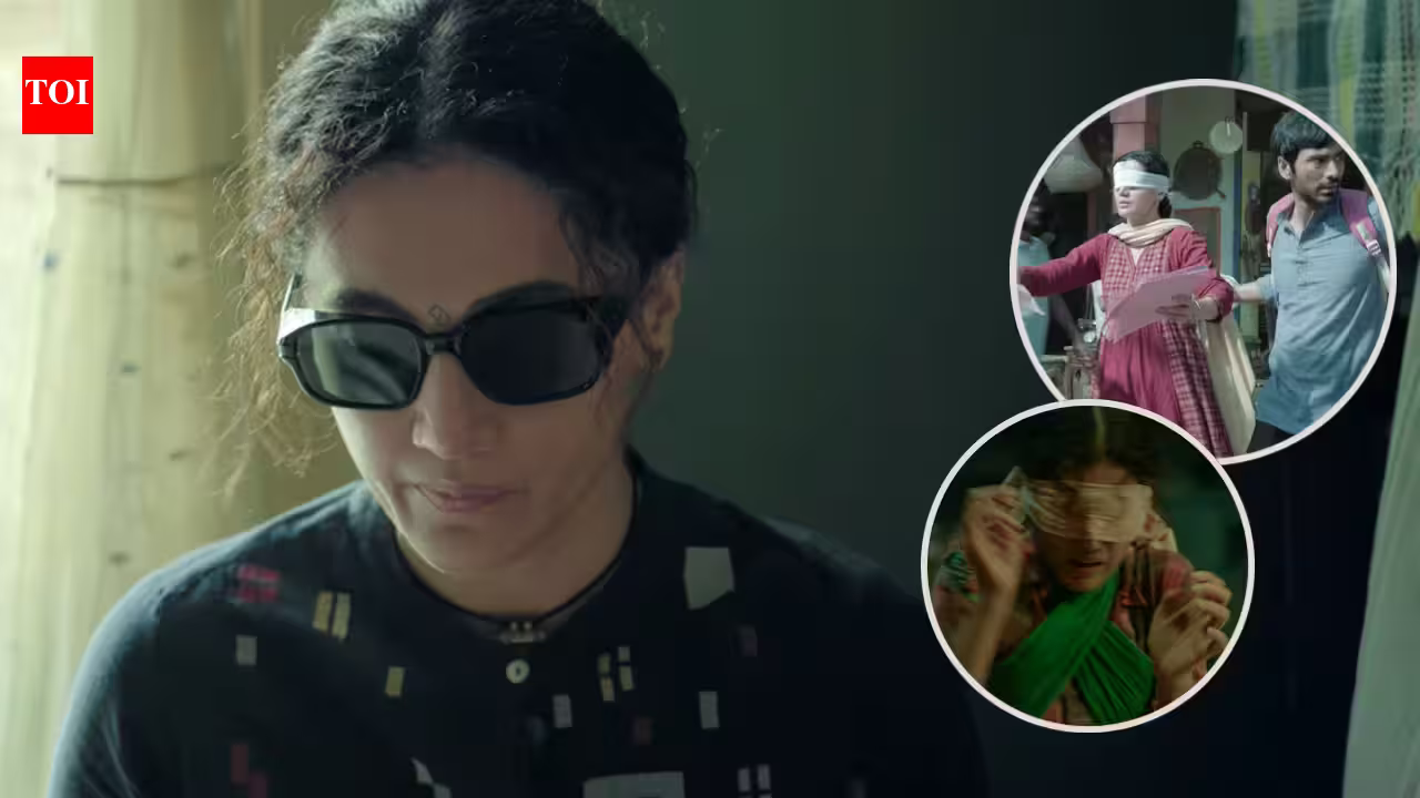 Gandhari Trailer: Taapsee Pannu's 'Gandhari' trailer: Taapsee Pannu turns fierce mother in dangerous hunt for her abducted daughter in mysterious Joypurra ahead of September 3 release on OTT - WATCH | Hindi Movie News