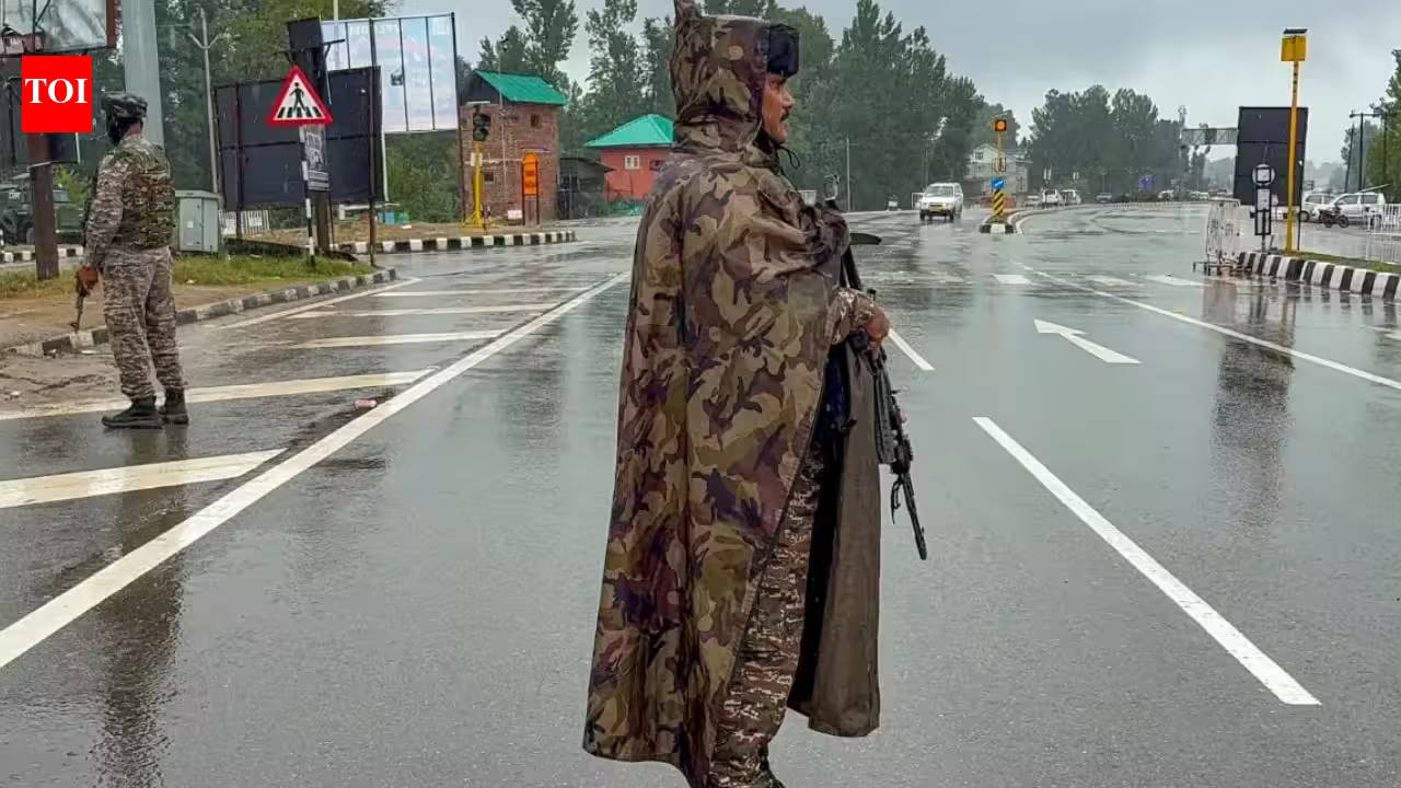 8 terror suspects held in Kashmir; arms-ammo, posters seized | India News