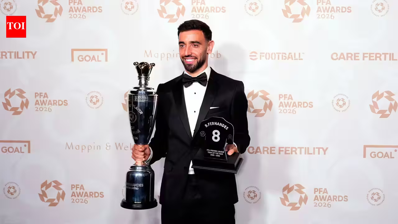 Bruno Fernandes wins it ALL: Man Utd captain crowned PFA Player of the Year to seal stunning awards hat-trick | Football News