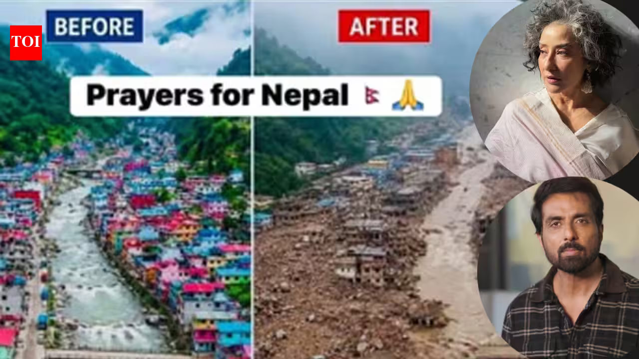 Sonu Sood, Manisha Koirala and Prabal Gurung and other celebs 'Pray for Nepal' amid devastating flash floods |