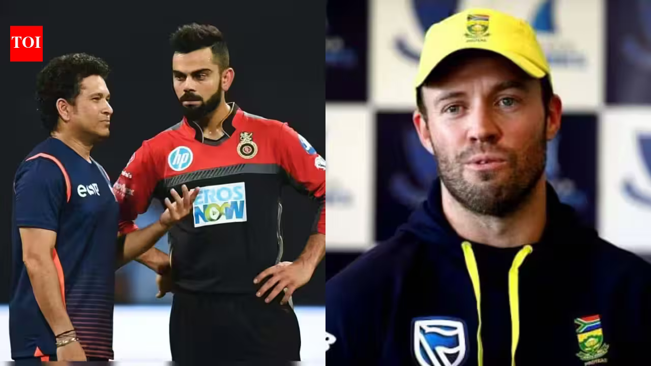 ‘It’s my opinion’:AB de Villiers hits back after Virat Kohli-Sachin Tendulkar comparison sparks backlash | Cricket News