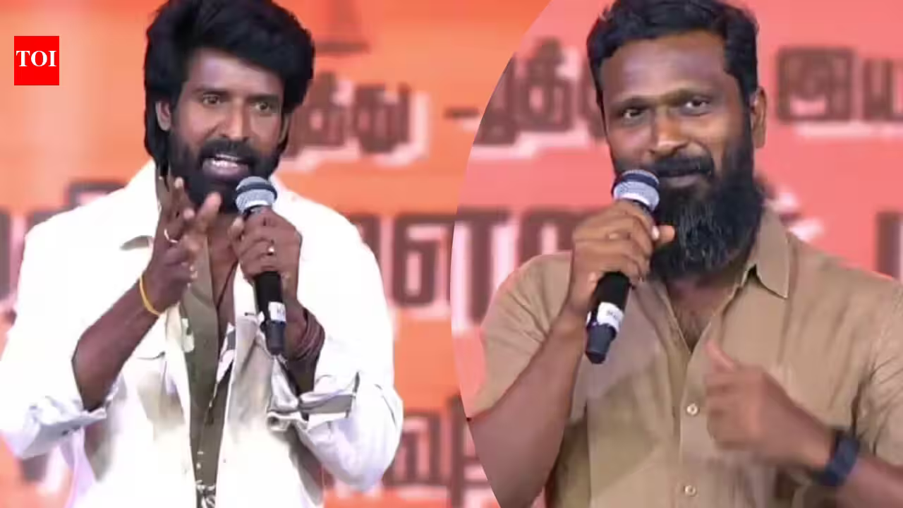 Vetri Maaran: 'Whatever I achieve, the reason is Vetri Maaran': Soori thanks filmmaker at 'Mandaadi' Chennai audio launch event, reveals title meaning and gruelling two month sea shoot | Tamil Movie News