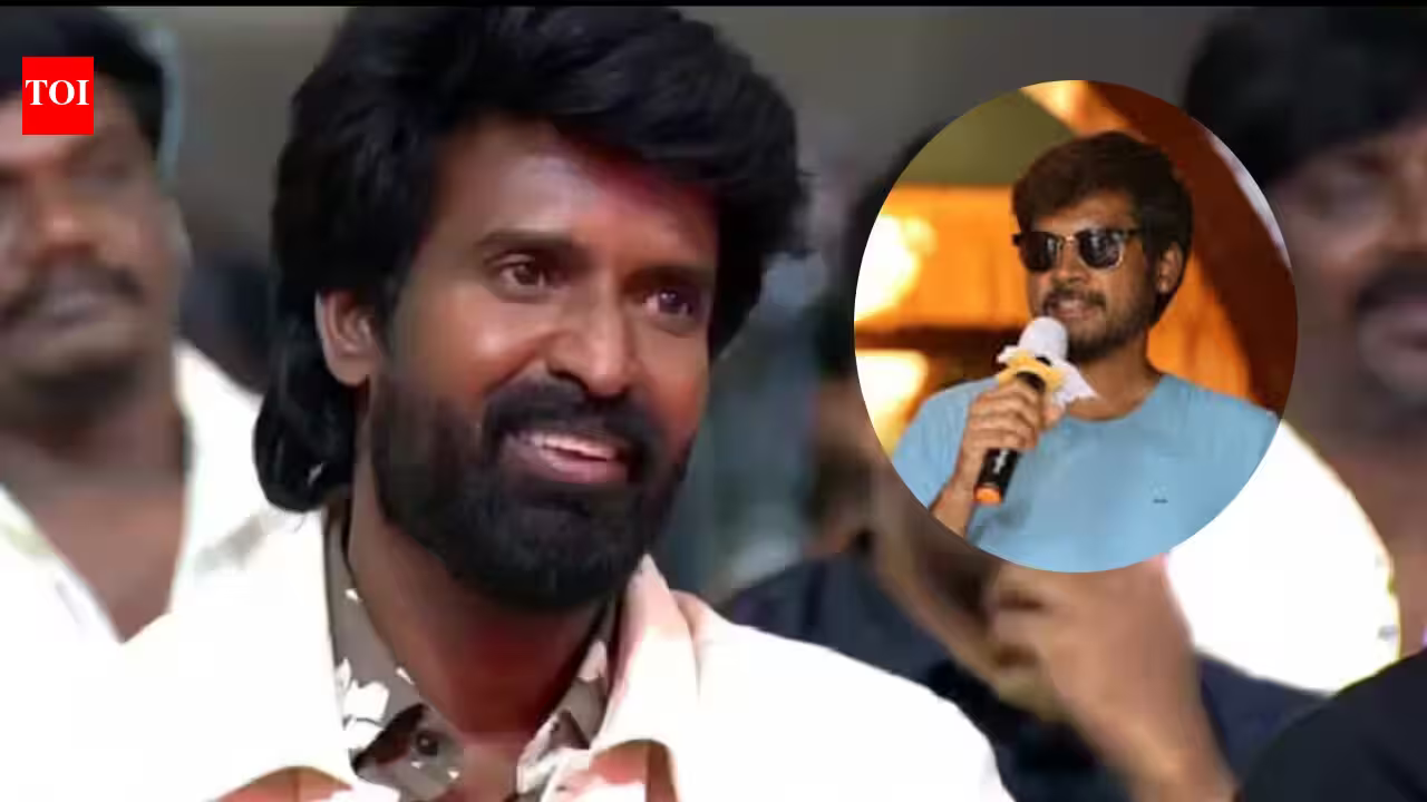 Soori: ‘Once upon a time, I saw you hanging from a rope and painting on a wall’: Soori tears up as Pa. Vijay recalls his early struggles and celebrates his rise at ‘Mandaadi’ audio launch | Tamil Movie News