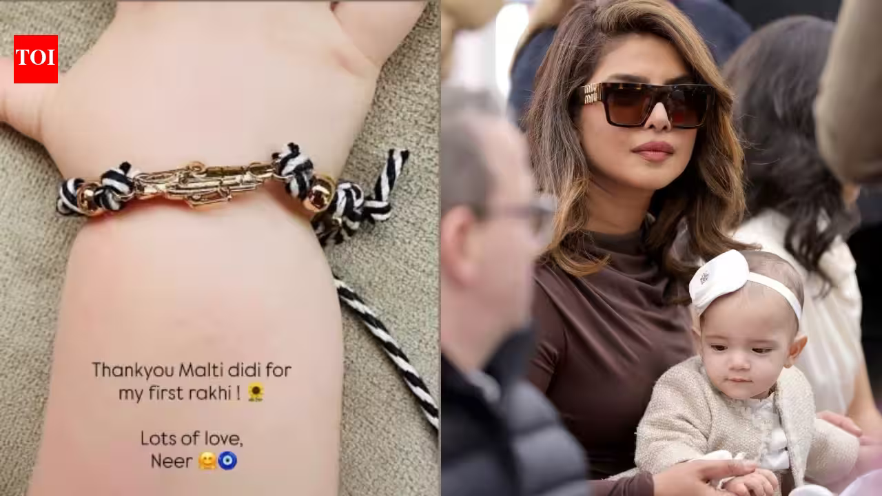 Priyanka Chopra: Malti Marie Chopra Jonas sends first Rakhi to cousin Neer; Priyanka Chopra and Parineeti Chopra share heartwarming family moment | Hindi Movie News
