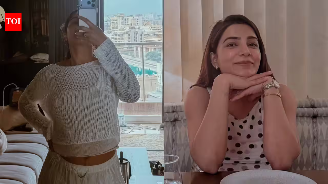 Samantha Ruth Prabhu reacts as fan suggests the name 'Samraj' for her first baby with husband Raj Nidimoru: 'A tad full of ourselves' | Hindi Movie News