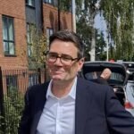 Prime minister Andy Burnham speaks to crowds in Stourbridge