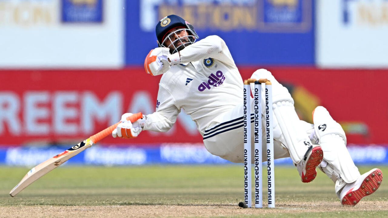 Pant fastest to 100 sixes as India set Sri Lanka 372 to win first Test