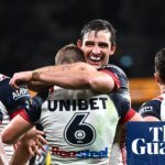 ‘Absurd’: children to see gambling logos on sports jerseys until 2032 in transition period condemned by Pocock | Gambling