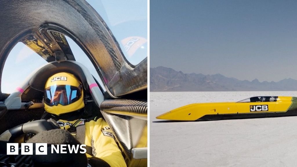 Watch: Hydrogen car breaks land speed record at 406mph