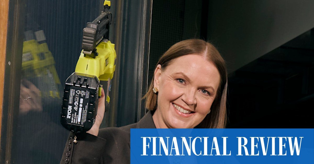 Mimco general manager Jennie Moon loves home improvement projects and says persistence and the right tools are the keys to success
