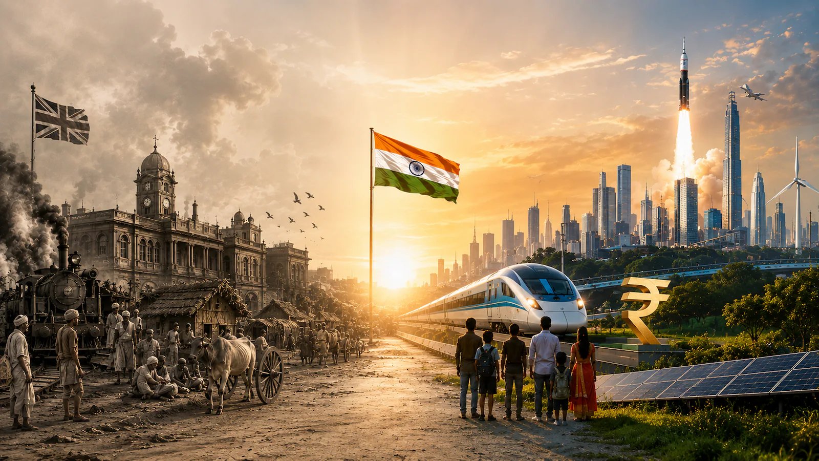 How Independence Revived India's Hollowed Economy After British Rule