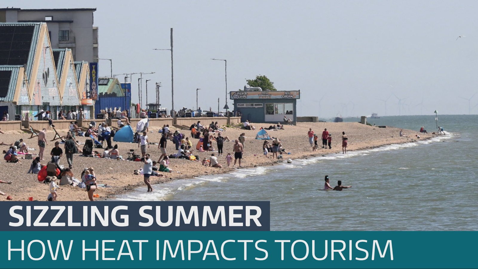 Record-breaking temperatures bring mixed fortunes for the region's tourist trade