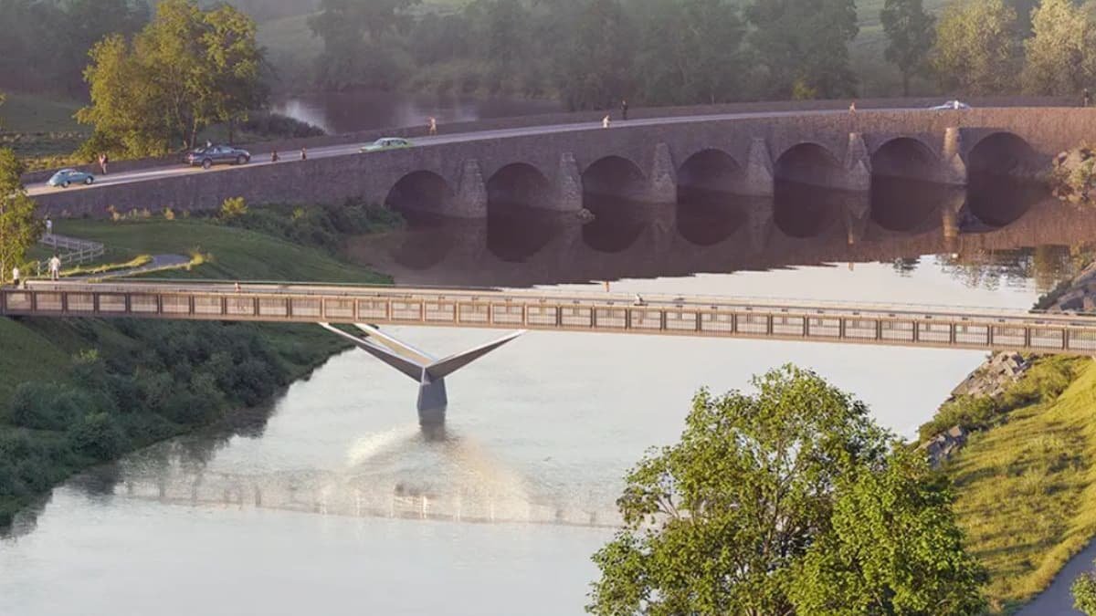Questions over 'environmental concerns' related to Castle Meadows footbridge project