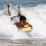 Discarded bodyboards now used to help Environment Agency with surveying mudflats | News