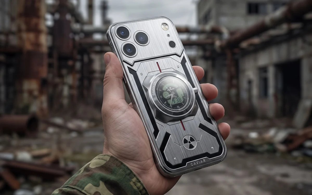 Caviar launches wild iPhone 17 Pro with Geiger counter, titanium body, and Swiss watch