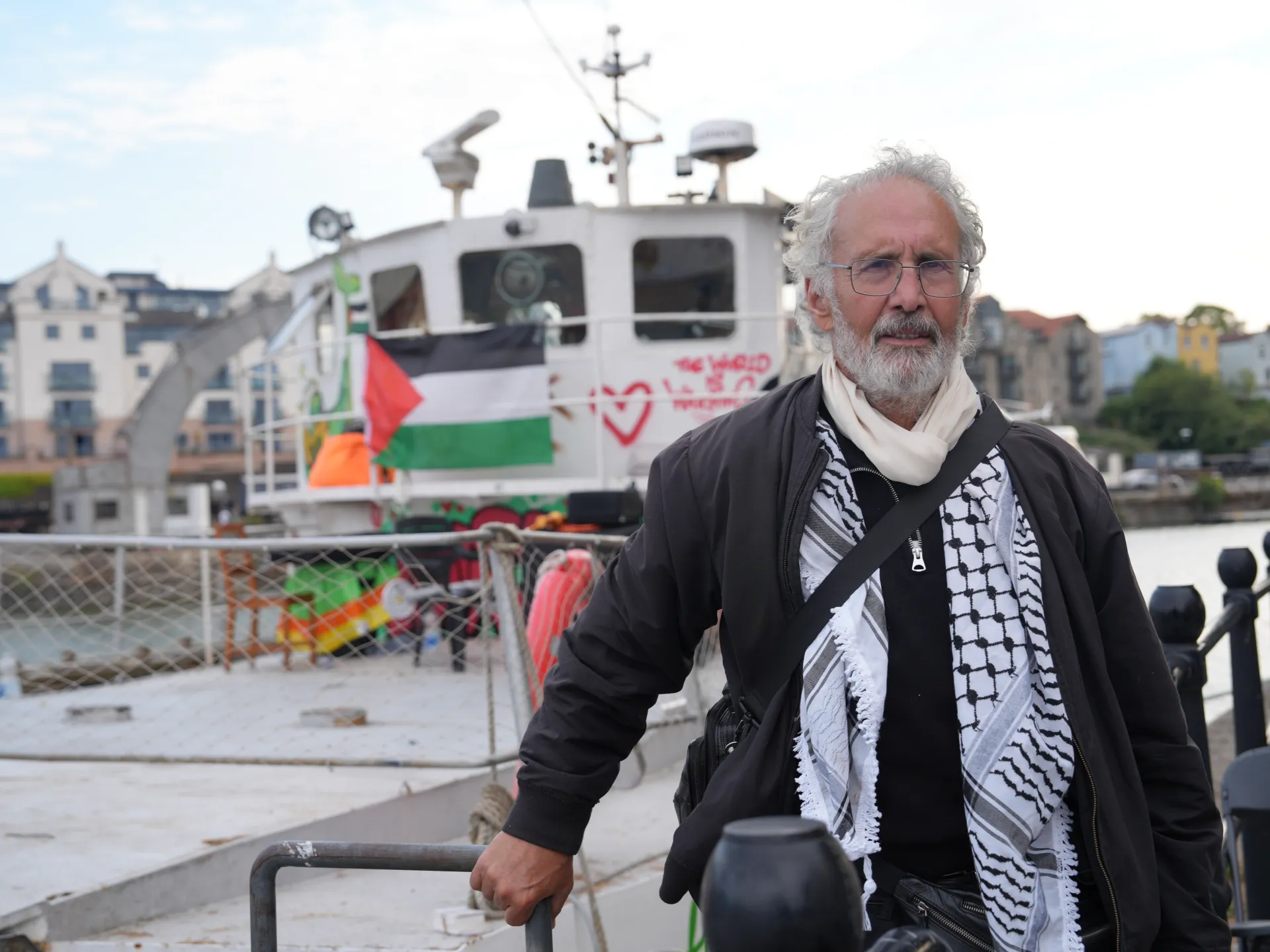 Boat sets sail from Bristol, aiming to break Israel’s siege of Gaza | Israel-Palestine conflict News