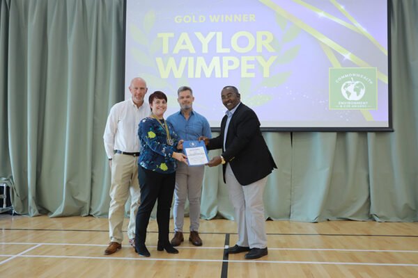 Taylor Wimpey sets gold standard at Commonwealth Environment and CSR Awards