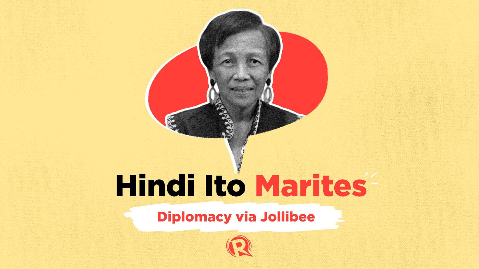 Hindi Ito Marites: Diplomacy via Jollibee