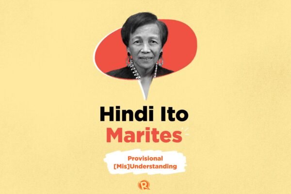 Hindi Ito Marites: Provisional [mis]understanding on the West Philippine Sea