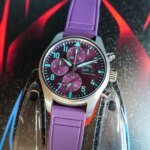 First Look: The New Purple IWC Pilot Chronograph 41 Mercedes-AMG PETRONAS Formula One Team