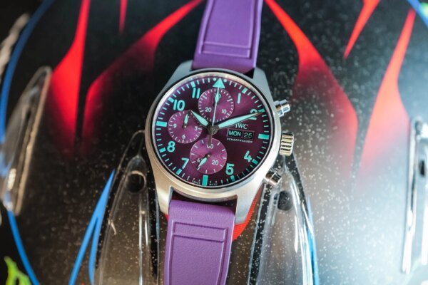 First Look: The New Purple IWC Pilot Chronograph 41 Mercedes-AMG PETRONAS Formula One Team