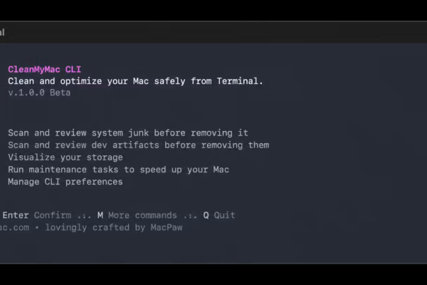 CleanMyMac CLI: Cleaning a Mac Dev Environment Without Leaving the Terminal