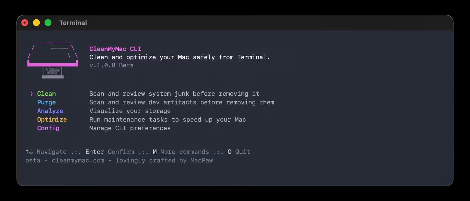 CleanMyMac CLI: Cleaning a Mac Dev Environment Without Leaving the Terminal
