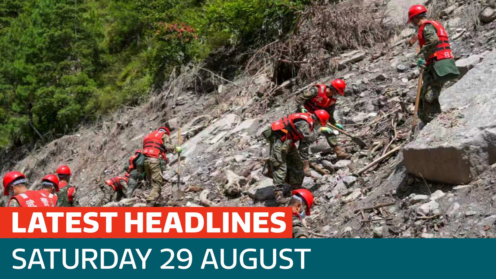 The latest headlines - as Red Cross says nearly 100,000 injured or homeless after Himalayan flood